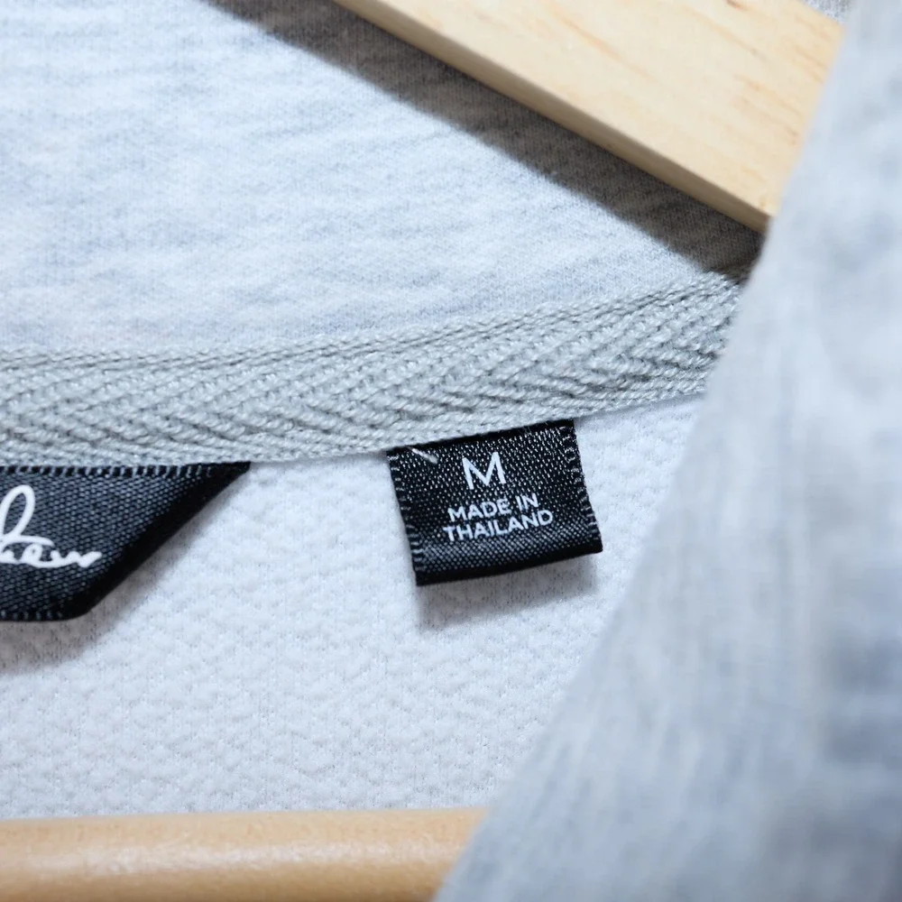 TravisMathew Mens Quarter Zip Pullover Heather Gray Stretch Golf Sweater Size M